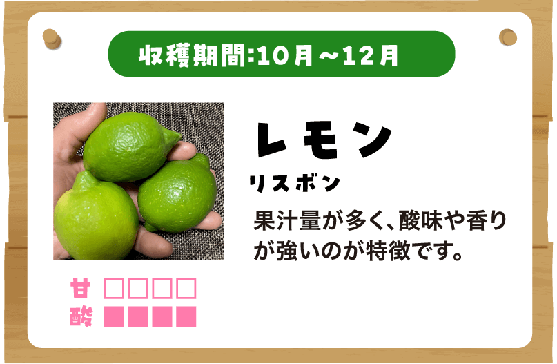 レモンの説明
